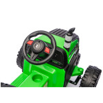 Elektrický Traktor s vlečkou CH9959B - 24V zelený